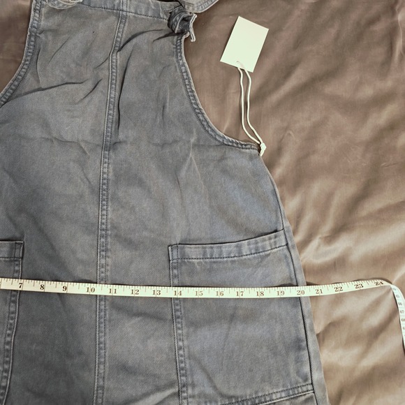 Zenana Washed Knot Strap Pockets Jumpsuit 1864Y Size Medium - Picture 10 of 16